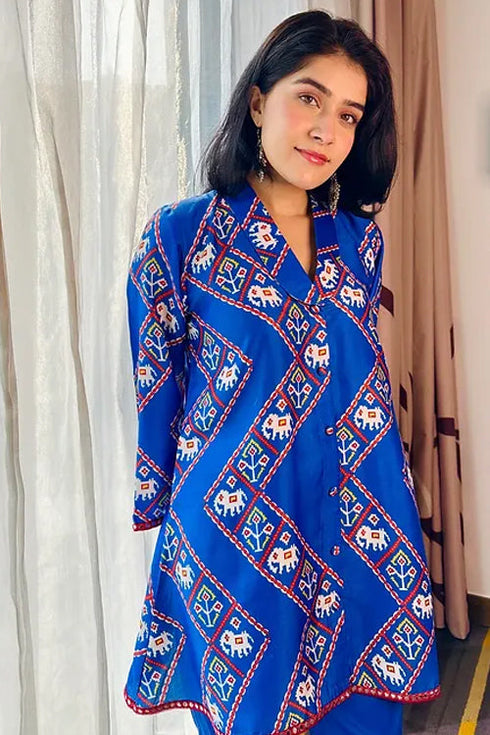 Blue Fusion Coord Set